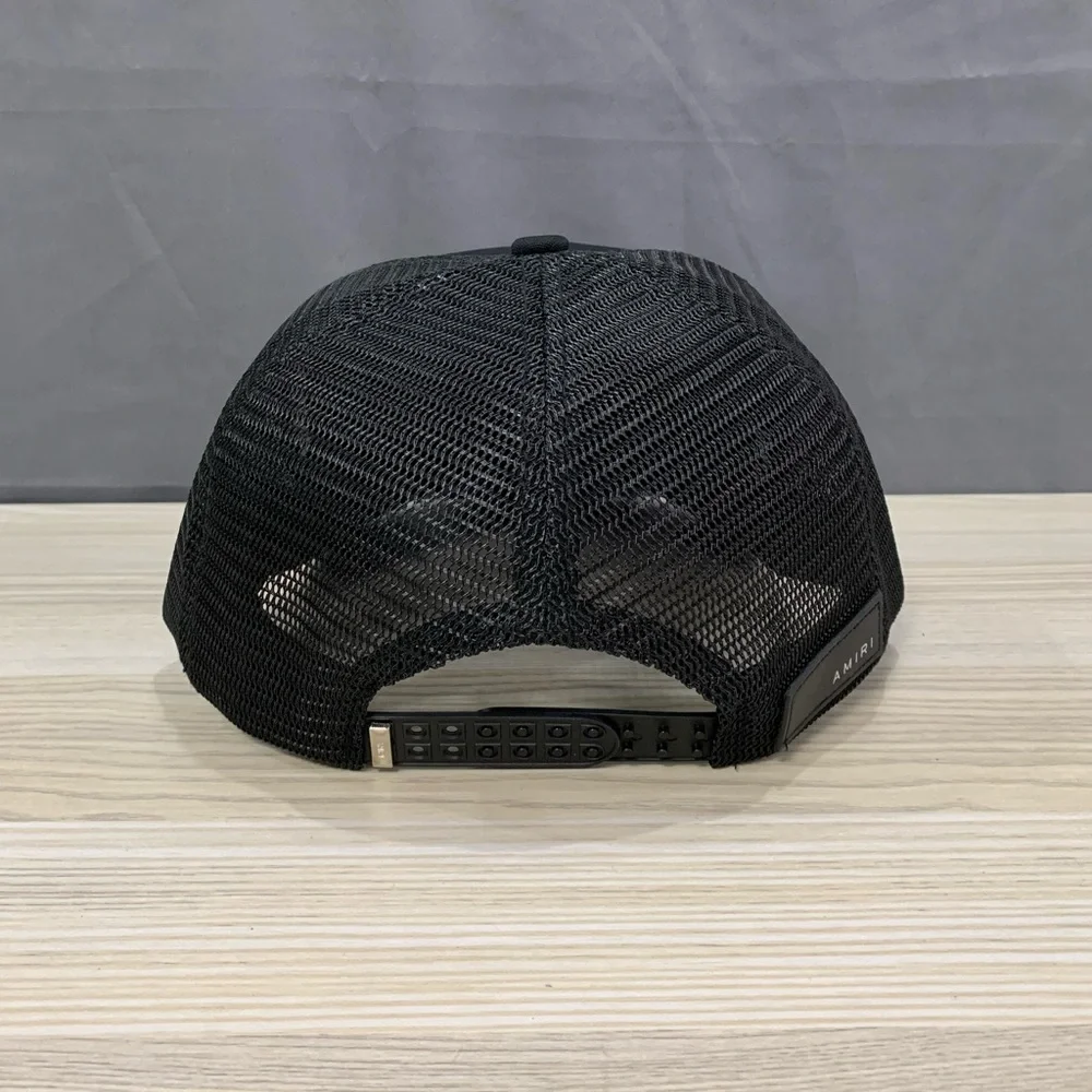 Amiri mesh trucker hat summer fashion sun cap - Picture 3 of 5